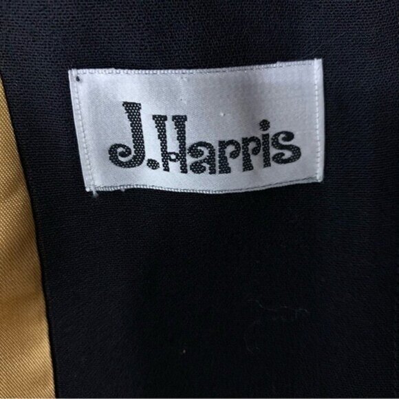 J Harris Navy Blazer XS Womens One Button Career Office Classic - Picture 6 of 8